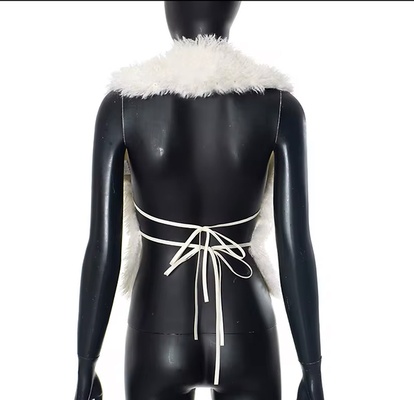 Ivy White Fur Top