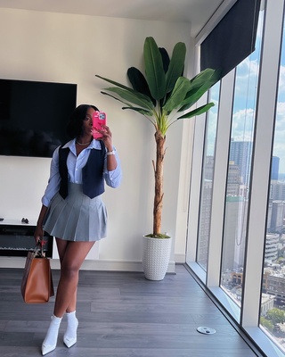 Tennis Skort Grey