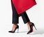 Closed Red Bottom Size UK 38, Heels 4 inches