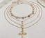 Lesley 4-piece Cross Necklace Set