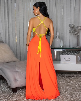 Fiji Dress Orange