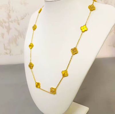 20 Leaf Lucky Charm Necklace