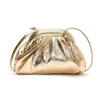 Folded Shell Clutch Bag