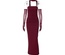 Christine Dress Wine Red