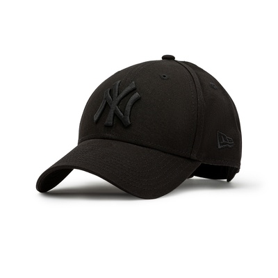 NY Baseball Cap Black with Black logo