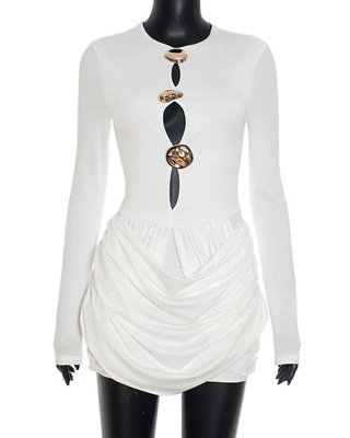 Ella Dress White (Large)