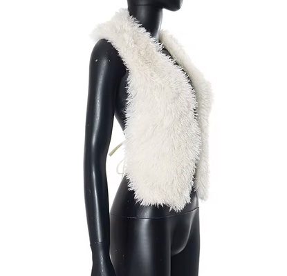 Ivy White Fur Top